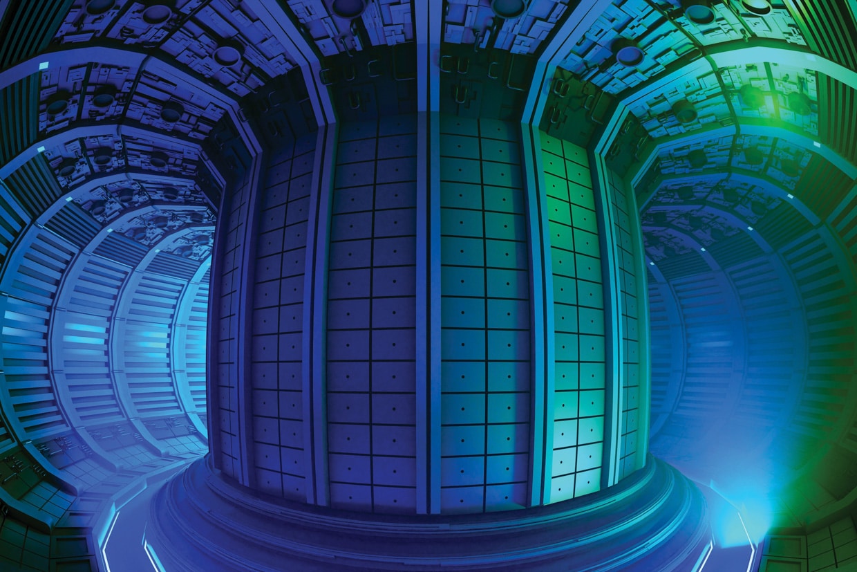 Rendering of a nuclear fusion power generator