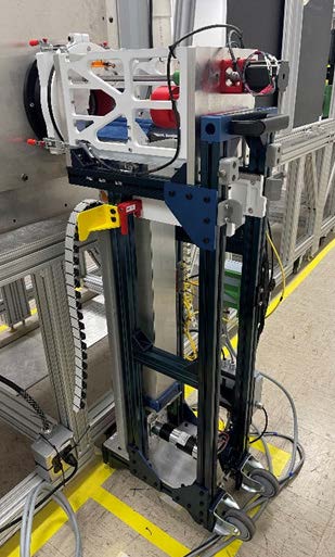 Prototype of automated can loading system for glovebox