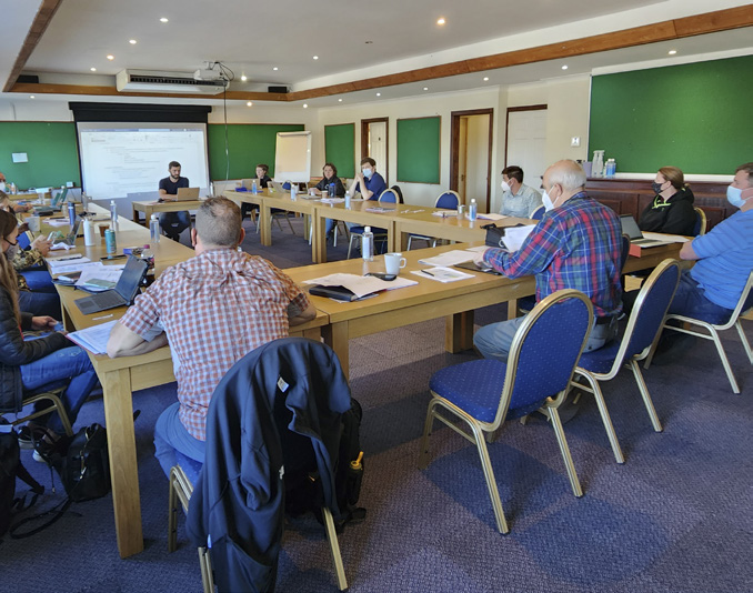 The PVT team preparing for the 48 hour monitored operations activity at Sellafield