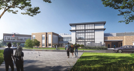 Architect's rendering of the AMC
