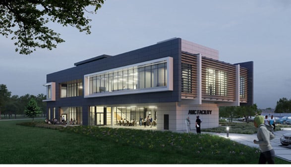 Architect's rendering of the AMC