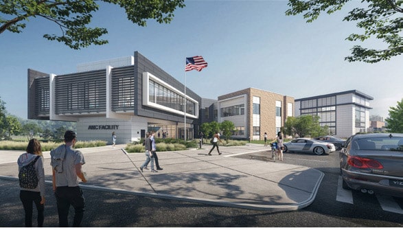 Architect's rendering of the AMC
