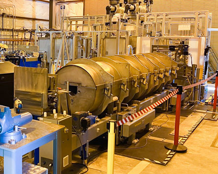 long metal tube
