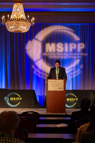 Greg Sosson speaking at the MSIPP workshop